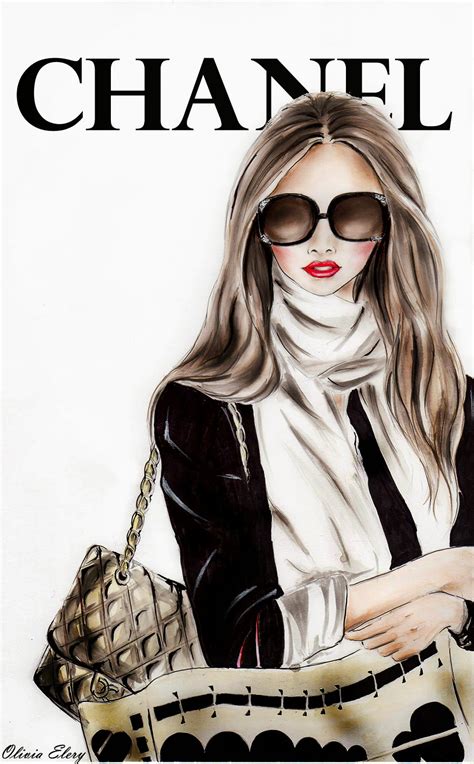 chanel illustration|chanel illustration art.